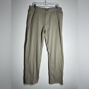 Switcher Women’s Hiking Pants Tan High Waisted Size XL Made in Switzerland NWOT